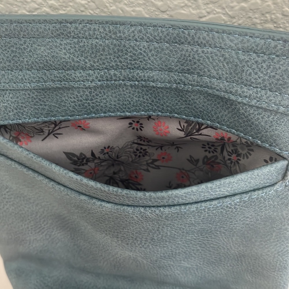 Joy Susan Teal Crossbody Bag - Picture 8 of 8